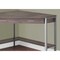 Homeroots 30 in. Particle Board & Silver Metal Computer Desk 333554 - alternate 6